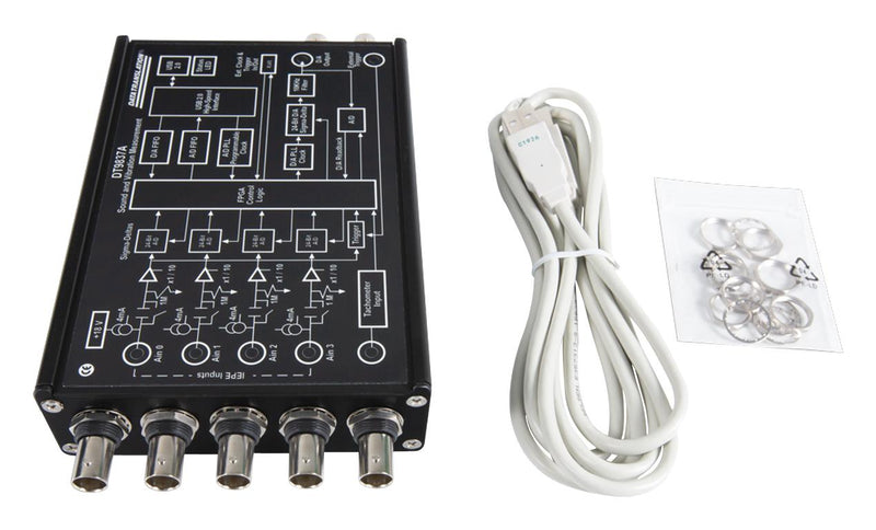 DIGILENT 6069-410-041 Dynamic Signal Analyzer, MCC DT9837A, 4 Channels for IEPE Sensors, 52.7 kS/S, 24 Bit, 1 Tachometer