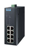 ADVANTECH EKI-2708G-PI-A ENET SWITCH, UNMANAGED GBIT, RJ45X8