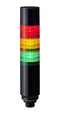 PATLITE (U.S.A.) LR6-302W5BK-RYG SIGNAL TOWER, AMBER/GREEN/RED, 24VDC