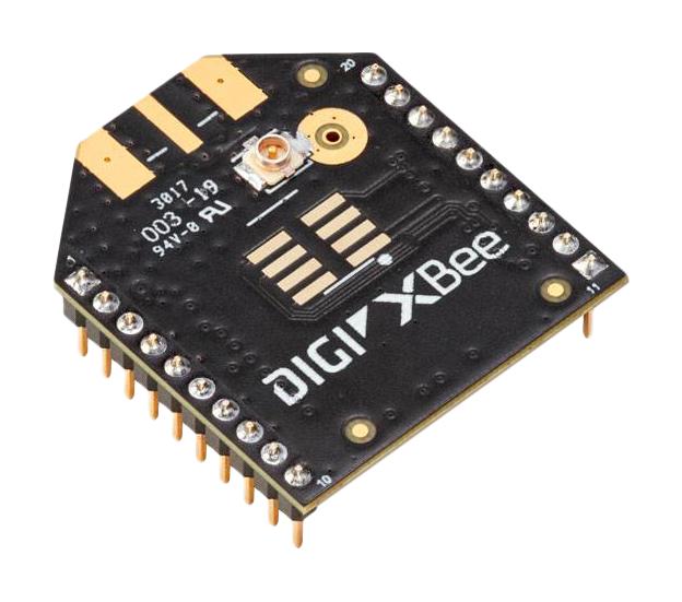 DIGI INTERNATIONAL XB-8XR-DMUT-101 RF Wireless Module, XBee XR, 868 MHz, 80Kbps, EFR32FG, 2.1 to 3.6V, DigiMesh, U.FL, Through-Hole