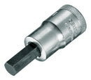 GEDORE 6154120 Screwdriver Bit Socket, Hex, 1/2" Drive, 19 mm AF, Chrome Vanadium Steel