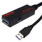 ROLINE 12.04.1070 USB Cable, Type A Plug to Type A Receptacle, 10 m, 32.8 ft, USB 3.0, 3.2, Black