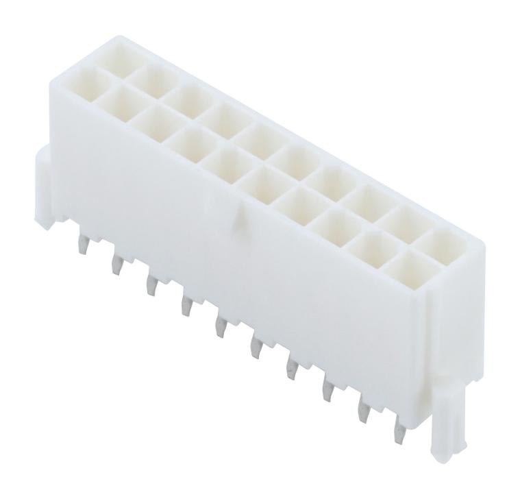 MOLEX 39-28-9208 Pin Header, Power, Wire-to-Board, 4.2 mm, 2 Rows, 20 Contacts, Through Hole Straight