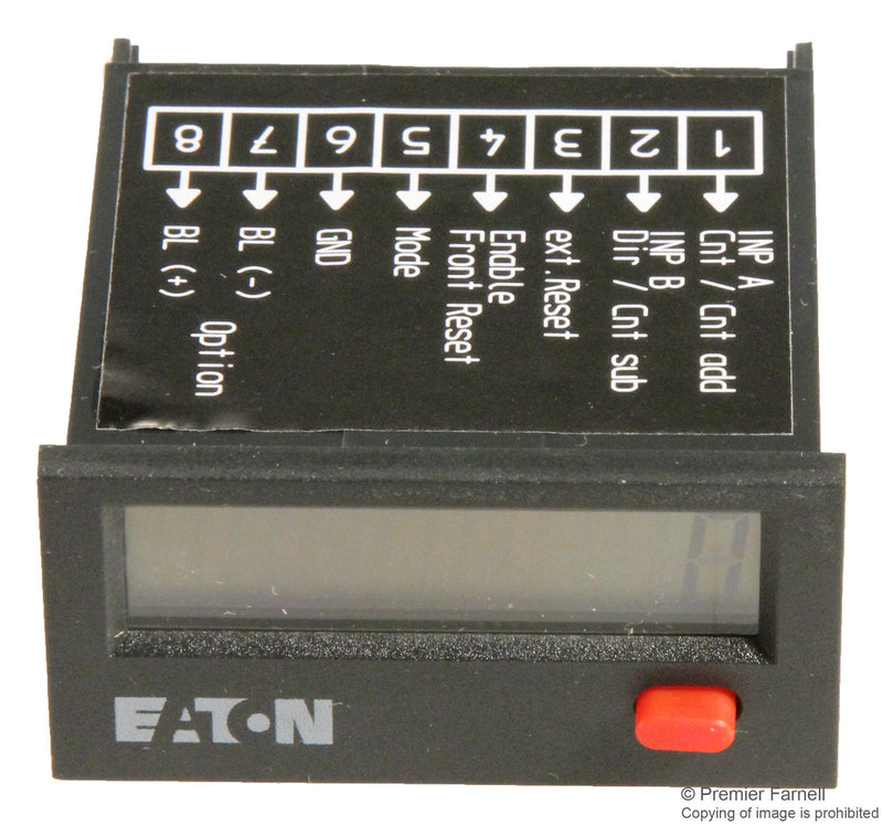 EATON CUTLER HAMMER E5-024-C0410 TOTALIZER, 8-DIGIT