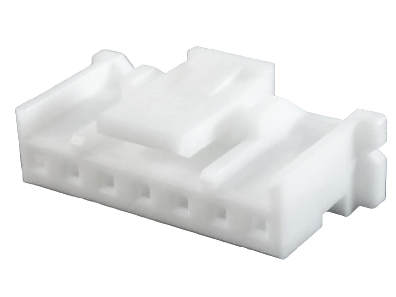 MULTICOMP PRO MP013303 Connector Housing, White, MP W2B LOCK 2MM, Receptacle, 7 Ways, 2 mm