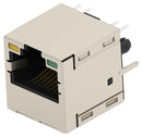 TE CONNECTIVITY 2488983-2 Modular Connector, G/Y LED, RJ45 Jack, 1 x 1 (Port), 8P8C, Cat5, Through Hole Mount