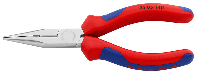 KNIPEX 25 05 140 Pliers, Long Nose, 140mm Overall Length, Cutting Pliers, 2.5mm Capacity GTIN UPC EAN: 4003773035015