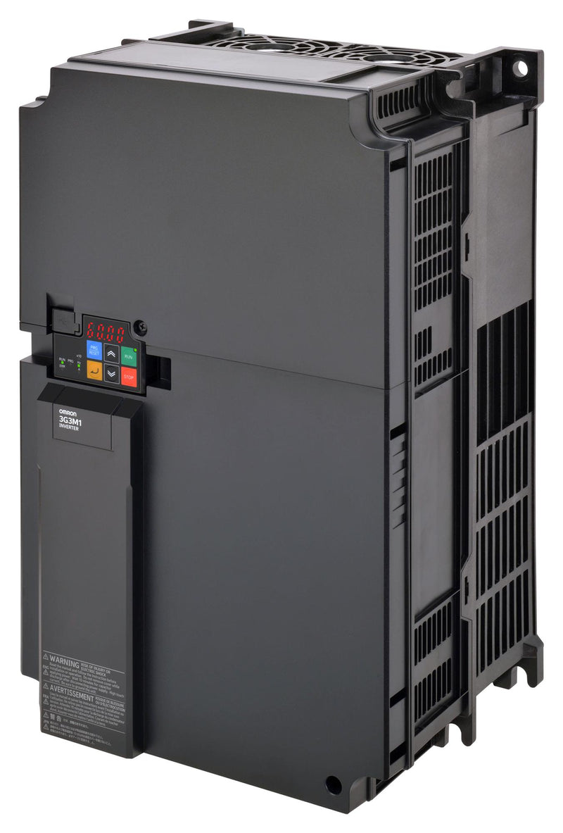 OMRON INDUSTRIAL AUTOMATION 3G3M1-A4220 Variable Speed Drive, 3 Phase, 72 A, 380 to 480 VAC, 30 kW, IP20, M1 Series