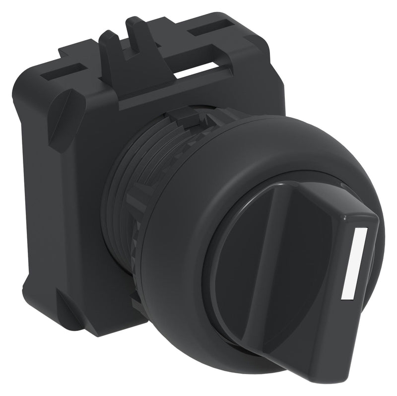 ALCOSWITCH - TE CONNECTIVITY ISE223SN3 Rotary Switch, w/o Contact Block, 3 Position, 1 Pole, 45 &deg;, 6 A, 230 V, ISE Series