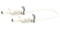 MULTICOMP PRO MP771109 Banana Test Lead, 4mm Banana Plug, Stackable, 4mm Stackable Banana Plug, 2.32 ", 59 mm, White
