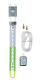 DWYER 1223-36-D Manometer, U-Tube, 18 Inch-H2O, Flex-Tube, High Contrast Scale