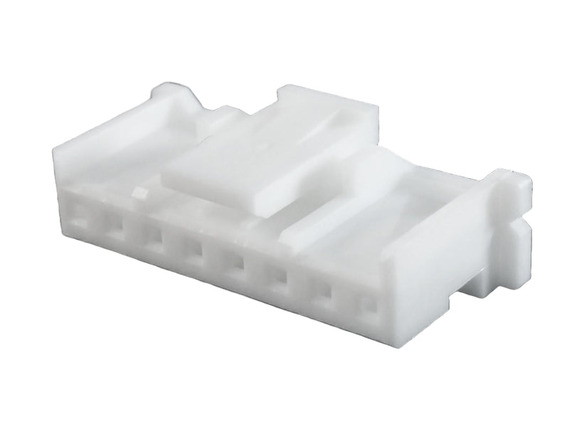 MULTICOMP PRO MP013304 Connector Housing, White, MP W2B LOCK 2MM, Receptacle, 8 Ways, 2 mm