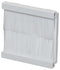 TUK XBRWH Brush Strip Module, 50 x 50mm, Single Gang, White, Euro Faceplate GTIN UPC EAN: 5055386510747
