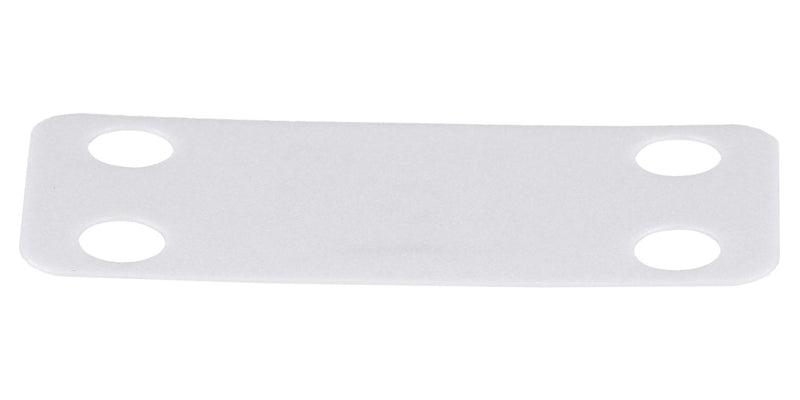 PANDUIT MP175-M Wire Marker, Tie On Write On Plate, Blank (No Legend), White, 19.1mm x 44.5mm