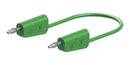 Staubli 64.1034-10025 64.1034-10025 Banana Test Lead 30 VAC 4mm Stackable Plug 39.37 " 1 m Green