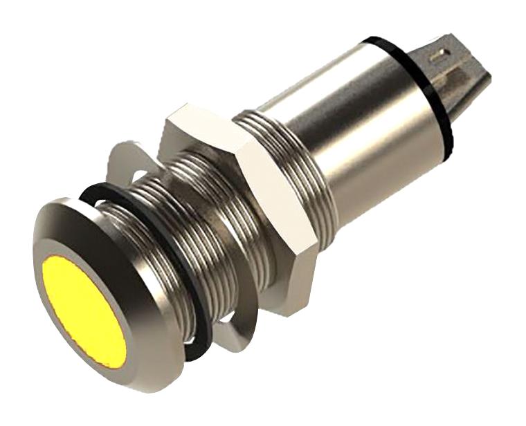 Marl 528-521-23 528-521-23 LED Panel Mount Indicator Yellow 28 VDC 13 mm 20 mA 16 cd IP67