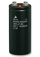 EPCOS B43456A5228M000 Electrolytic Capacitor, 2200 &micro;F, 450 V, &plusmn; 20%, Screw, 12000 hours @ 85&deg;C