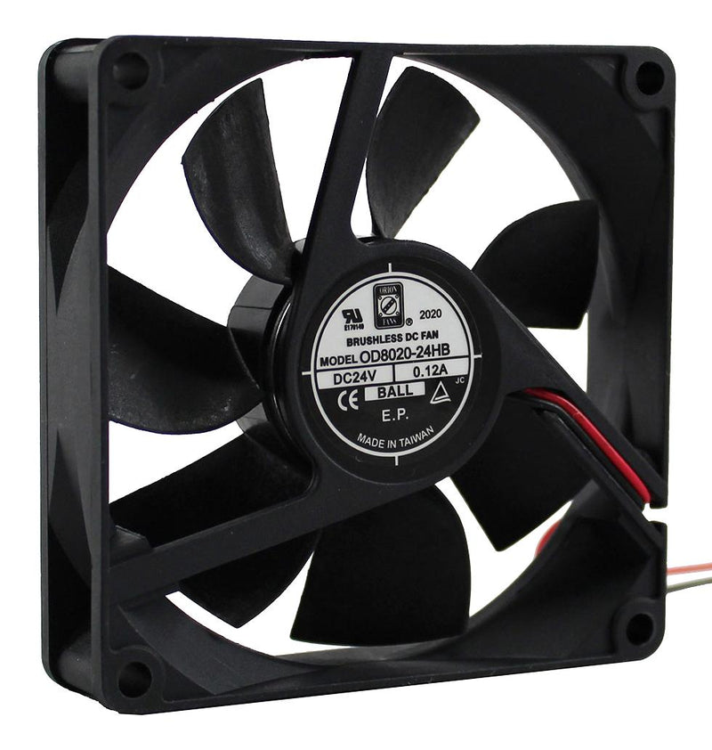 Orion Fans OD8020-24HB OD8020-24HB Axial FAN Ball Bearing 80MM 24VDC