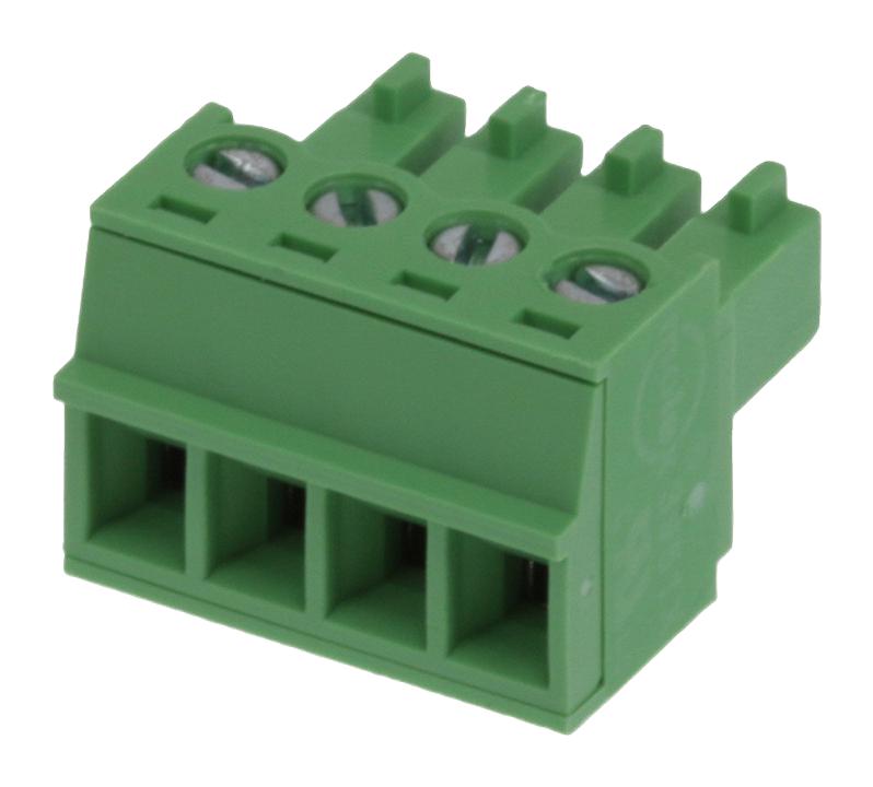 MOLEX 39510-5004 3.81MM EURO PLUG RA GRN 4CKT