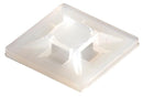 TY-ITS UB25 BASE NATURAL CABLE TIE BASE 28 X 28MM 100-PK NAT