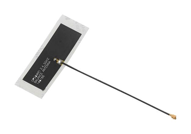 MOLEX 146186-0050 Antenna, Combo, Wi-Fi/GNSS, Wi-Fi, Wireless Hart, Zigbee, 6 GHz - 3 GHz, 5 dBi, Linear, Adhesive