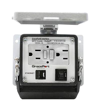GRACE TECHNOLOGIES P-R2-K3RF3-M2 INTERFACE CONN, 2PORT, CAT 5E ETHERNET
