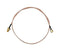 MUELLER ELECTRIC BU-4150031018 RF / Coaxial Cable Assembly, 6GHz, SMA Plug to SMA Bulkhead Jack, RG316, 50 ohm, 18 ", 457.2 mm