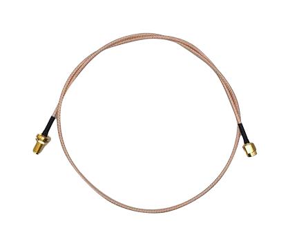 MUELLER ELECTRIC BU-4150031018 RF / Coaxial Cable Assembly, 6GHz, SMA Plug to SMA Bulkhead Jack, RG316, 50 ohm, 18 ", 457.2 mm