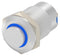 ALCOSWITCH - TE CONNECTIVITY AV1210E712R04 Vandal Resistant Switch, 12V LED, AV12 Series, 12 mm, SPST-NO-DM, Momentary, Round Raised, Natural