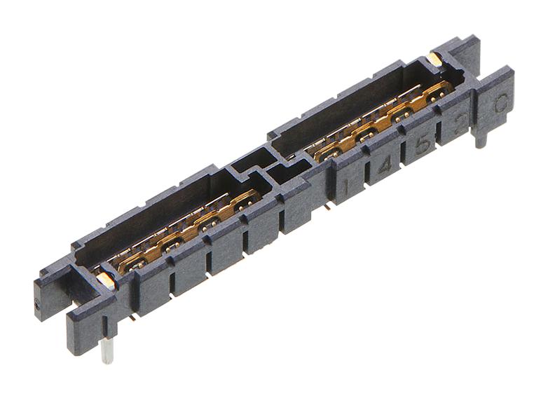 MOLEX 207244-1242 I/O Connector, 64 Contacts, Plug, I/O, Surface Mount Straight, NearStack 207244 Series, PCB Mount