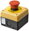 OMRON INDUSTRIAL AUTOMATION A22NE-M-P202-N-B Emergency Stop Switch, DPST-NC, Pushlock Turn Reset, Quick Connect, 10 A, 120 V