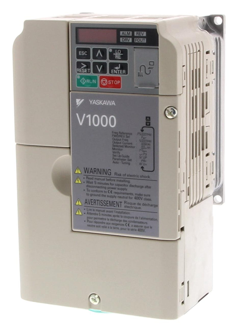 OMRON INDUSTRIAL AUTOMATION VZA40P7EAB AC Motor, Speed Controller, 1.5 kW, Three Phase, 4.1 A, 50Hz / 60Hz, IP20, 380 V to 480 V