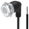 EAO 82-665C.1154 Vandal Resistant Switch, Ring Illuminated, 24V LED, 82 Series, 22 mm, SPDT, Momentary