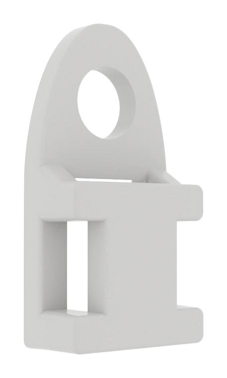 ESSENTRA COMPONENTS FTH-34-01 CBL TIE HOLDER, SCREW, NATURAL/NYLON 6.6