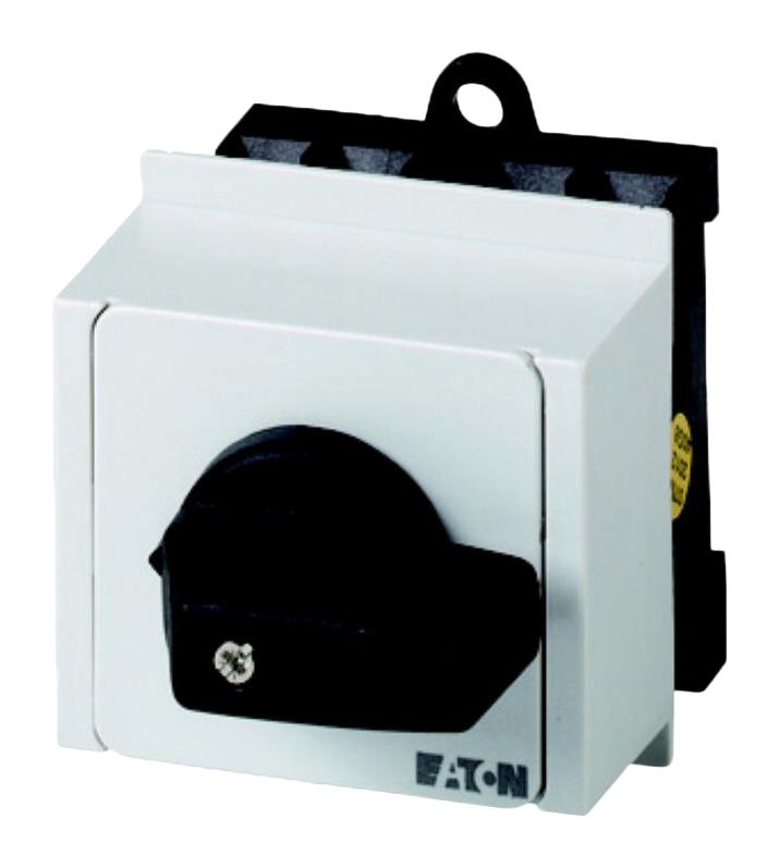 EATON MOELLER T0-1-102/IVS Rotary Switch, On-Off, 2 Position, 2 Pole, 90 &deg;, 20 A, 690 V, T0 Series
