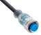 SICK YH2A14-100UB3XLEAX Sensor Cable, A Coded, Black, M12 Receptacle, Free End, 4 Positions, 10 m, 32.8 ft