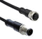 AMPHENOL LTW M12A05ML-12AFL-SDA05 Sensor Cable, A Code, Black, M12 Plug, M12 Receptacle, 5 Positions, 500 mm, 19.6 ", M Series