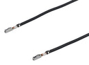MOLEX 226208-1214 Cable Assembly, Pre-Crimped Lead MOX Socket to MOX Socket, 11.8 ", 300 mm, 226208 Series, Black