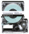 PANDUIT T075X000VPM-BK Label Printer Tape, Adhesive, Non-Laminated, Black on White, 7 m x 18 mm, Vinyl