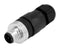 MOLEX 120071-0039 Sensor Connector, Micro-Change 120071 Series, M12, Male, 4 Positions, Screw Pin