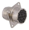 ITT CANNON TNM0U14-0012S1L CIRCULAR CONN, RCPT, 12POS, FLANGE