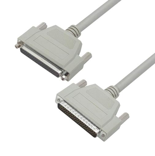 L-COM CHD62MF-10 Computer Cable, HD-62 Plug, HD-62 Receptacle, 10 ft, 3.05 m, Light Grey, CHD62MF Series