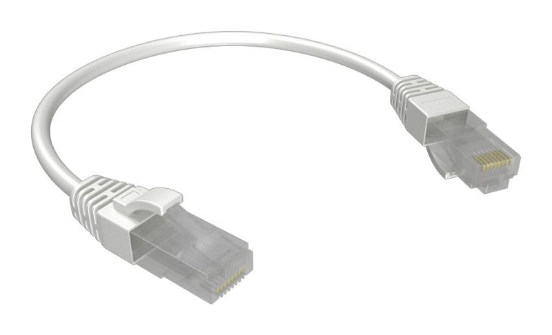 AMPHENOL COMMUNICATIONS SOLUTIONS RJE1Y31A53C42401 Ethernet Cable, 8P8C, Overmolded, Cat6a, RJ45 Plug to RJ45 Plug, UTP (Unshielded Twisted Pair)