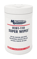MG Chemicals 8281-110 8281-110 Wipes 150mm x 200mm Tub Nonwoven Polyester Super 8281 Series