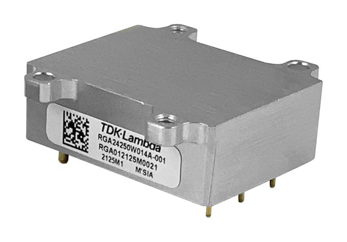 TDK-LAMBDA RGA4W250W010A-001 Non Isolated POL DC/DC Converter, Sixteenth Brick, 250 W, 3.3 V, 40 V, 10 A