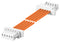 TE CONNECTIVITY 2405396-4 Cable Assembly, CN1 Connector to CN2 Connector, 5 Ways, 1 mm, 1 Row, 300 mm, 11.8 "