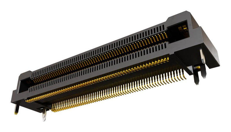 HARWIN F11-11112042R Mezzanine Connector, 4 Pwr Contact, Receptacle, 0.5 mm, 2 Rows, 124 Contacts