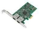 BROADCOM BCM95720A2003AC Ethernet Adapter, 2 x RJ45, 10/100 Mbps, 1 Gbps, PCIe NIC, x86/x64 Servers