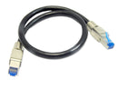 MULTICOMP PRO MP013134 Ethernet Cable, Cat8, RJ45 Plug to RJ45 Plug, SFTP (Screened Foiled Twisted Pair), Black, 500 mm