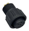 NORCOMP 868-006-203R001. CIRCULAR CONNECTOR, RCPT, 6POS, SOLDER